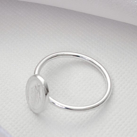 Holy Virgin Mary Miraculous Ring, 925 Sterling Silver Religious Ring Stamped 925 - Picture 9 of 9